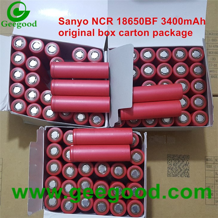 Japan Sanyo NCR18650BF 18650 BF 3400mAh 18650 lithium battery